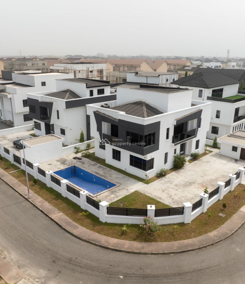 *fully Smart 4 Bedroom Detached Duplex + 2 Rooms Bq + Swimming Pool I, Ajah Estate, Ajah, Lagos, Detached Duplex for Sale