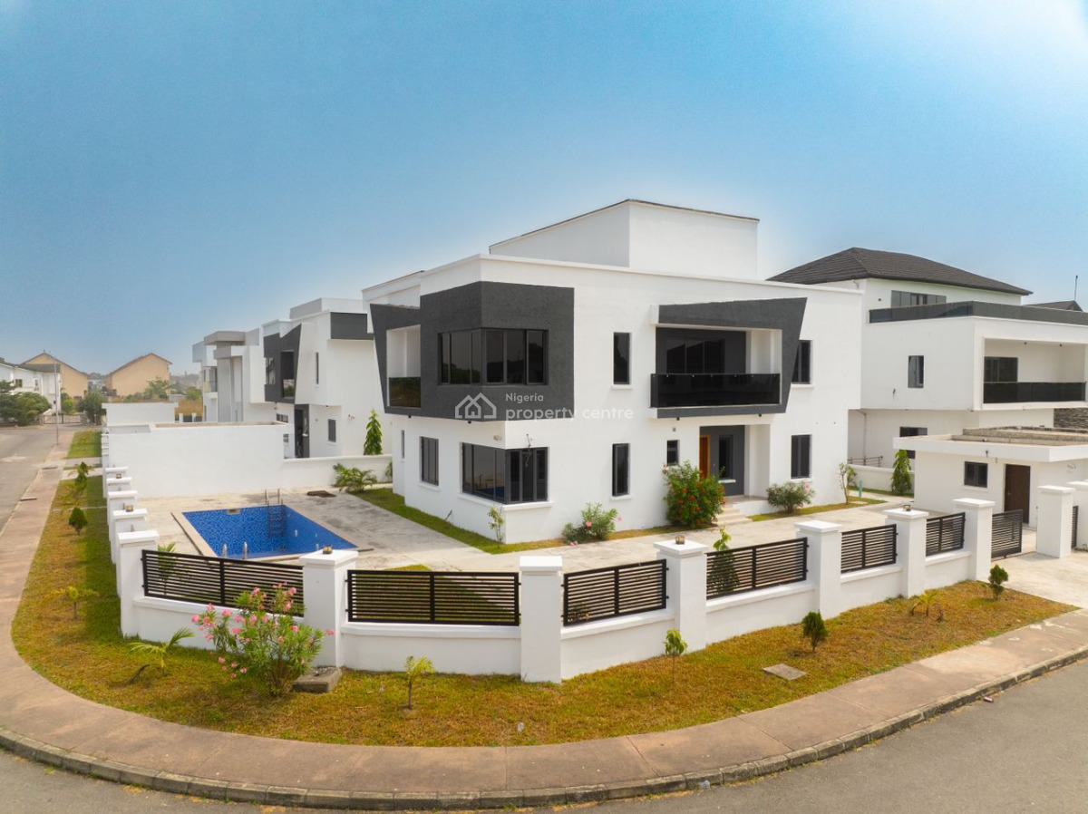 *fully Smart 4 Bedroom Detached Duplex + 2 Rooms Bq + Swimming Pool I, Ajah Estate, Ajah, Lagos, Detached Duplex for Sale