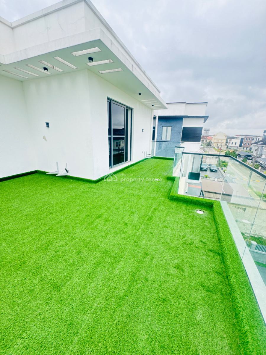 Contemporary 5 Bedroom Detached with Bq House, Victory Park Osapa Lekki, Lekki Phase 2, Lekki, Lagos, Detached Duplex for Rent