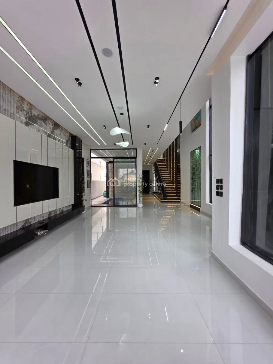 Luxury Contemporary 5 Bedroom Fully Detached Duplex with Pool, Chevron, Lekki, Lagos, Detached Duplex for Sale