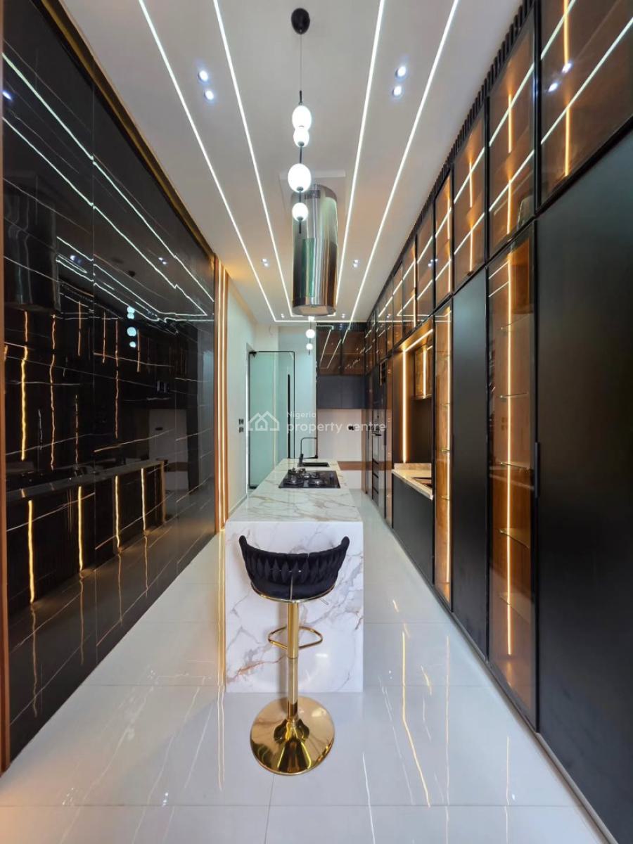 Luxury Contemporary 5 Bedroom Fully Detached Duplex with Pool, Chevron, Lekki, Lagos, Detached Duplex for Sale