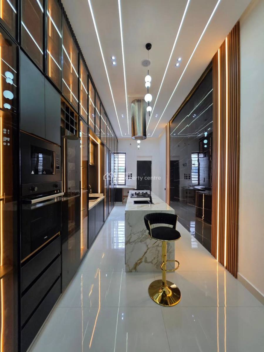 Luxury Contemporary 5 Bedroom Fully Detached Duplex with Pool, Chevron, Lekki, Lagos, Detached Duplex for Sale