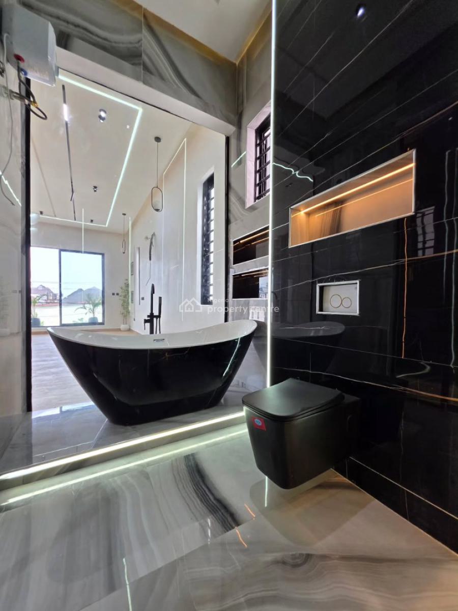 Luxury Contemporary 5 Bedroom Fully Detached Duplex with Pool, Chevron, Lekki, Lagos, Detached Duplex for Sale