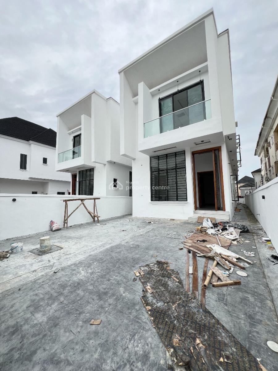 Spacious 5 Bedroom Detaced Duplex with Bq in a Serene Environment, 12. Exquisitely Luxurious Detached Home with Masterpiece Architecture, Osapa, Lekki, Lagos, Detached Duplex for Sale