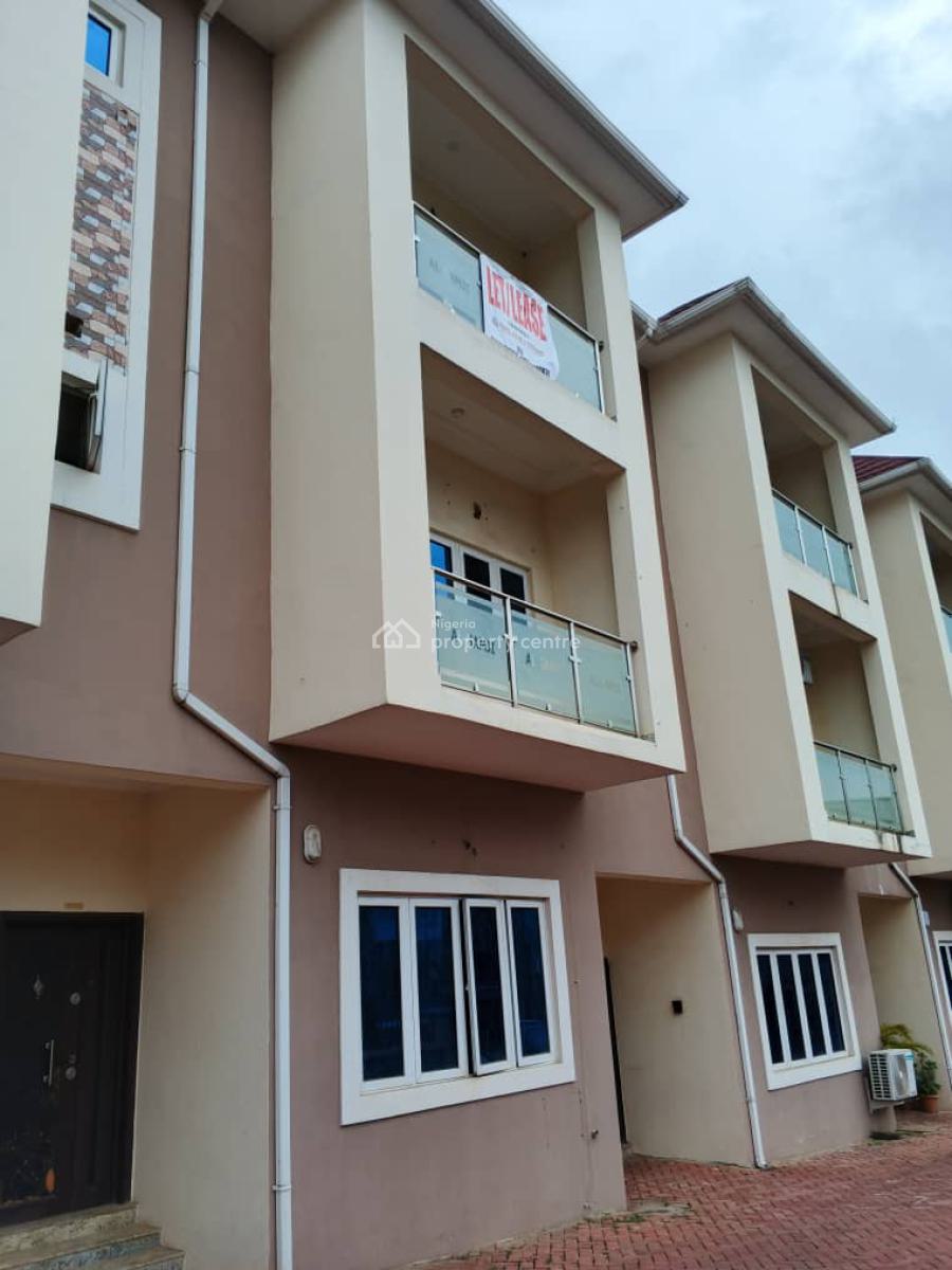Luxury 4 Bedroom Terraced Duplex with Bq, Guzape District, Abuja, Terraced Duplex for Rent