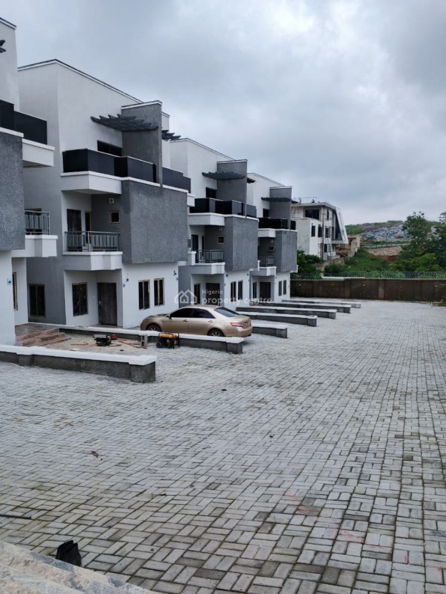 Newly Built 4 Bedroom Semi Detached Duplex with Bq, Guzape District, Abuja, Semi-detached Duplex for Rent