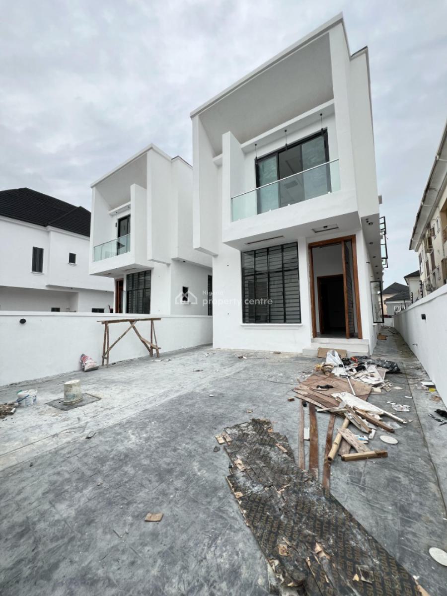Spacious 5 Bedroom Detached Duplex with Bq in a Serene Environment, Osapa, Lekki, Lagos, Detached Duplex for Sale