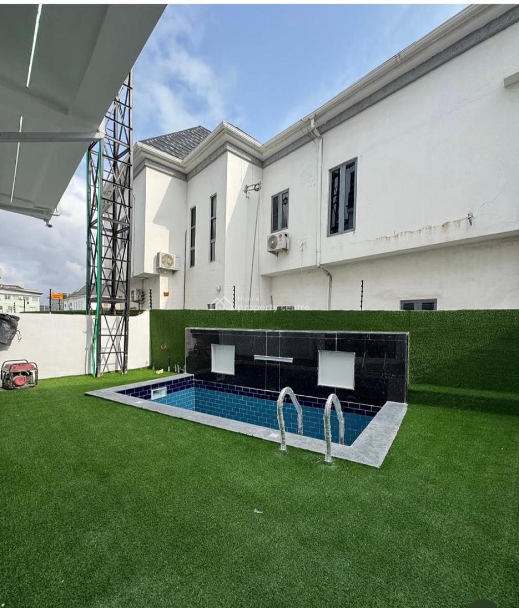 Unique 5 Bedroom Detached Duplex with a Bq and a Pool, Chevron, Lekki, Lagos, Detached Duplex for Sale