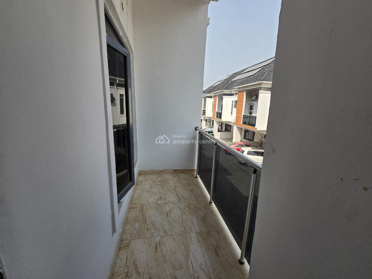 Nicely Finished and Well Located Serviced 4 Bedroom Terrace Duplex, Riverside Estate, Chevron Toll Gate, Lekki, Lagos, Terraced Duplex for Sale