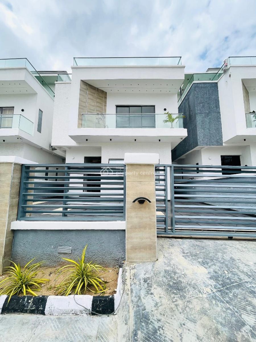 Marvelously Carved Luxury 5 Bed Detached Duplex with Cinema, Terrace, Osapa, Lekki, Lagos, Detached Duplex for Sale