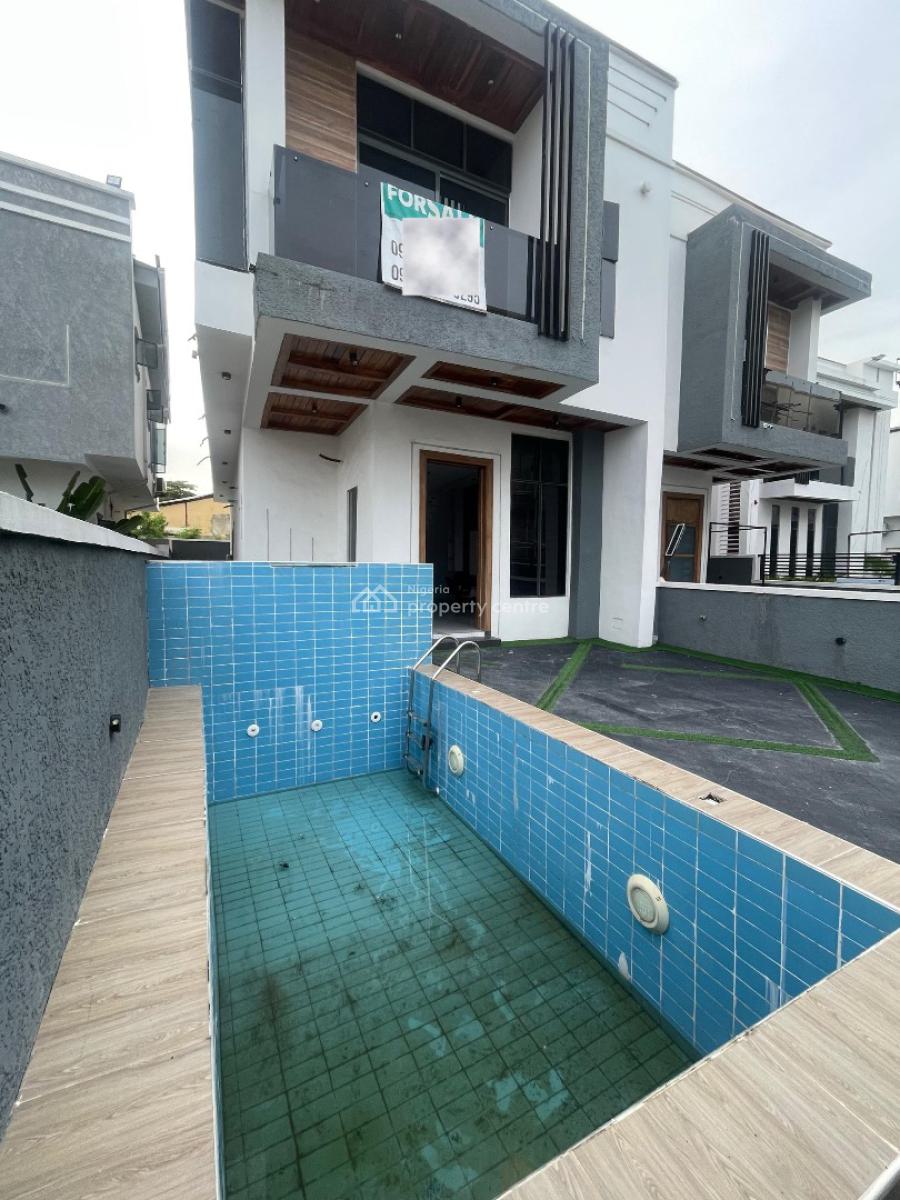 4bedroom Semi Detached Duplex with a Bq, Chevron, Lekki, Lagos, Semi-detached Duplex for Sale