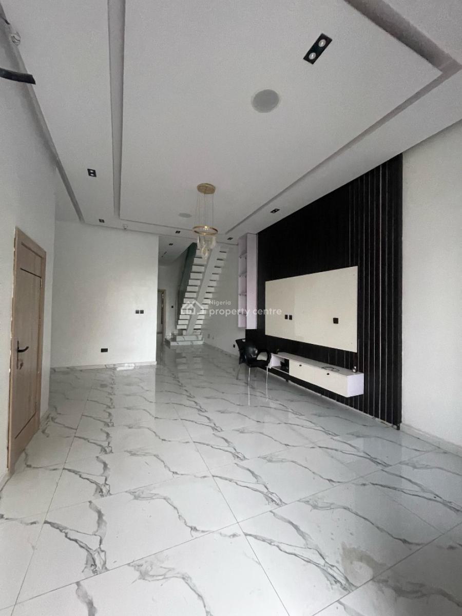 4bedroom Semi Detached Duplex with a Bq, Chevron, Lekki, Lagos, Semi-detached Duplex for Sale