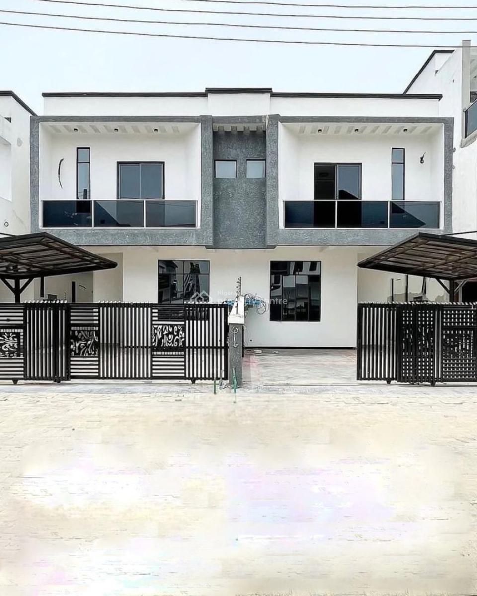 4 Bedroom Semidetached Duplex, Chevron Lekki Lagos, Lekki Phase 2, Lekki, Lagos, Semi-detached Duplex for Rent