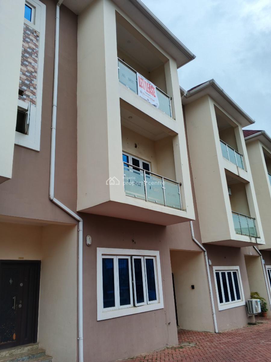 4 Bedroom Terrace Duplex with Bq, Guzape District, Abuja, Terraced Duplex for Rent