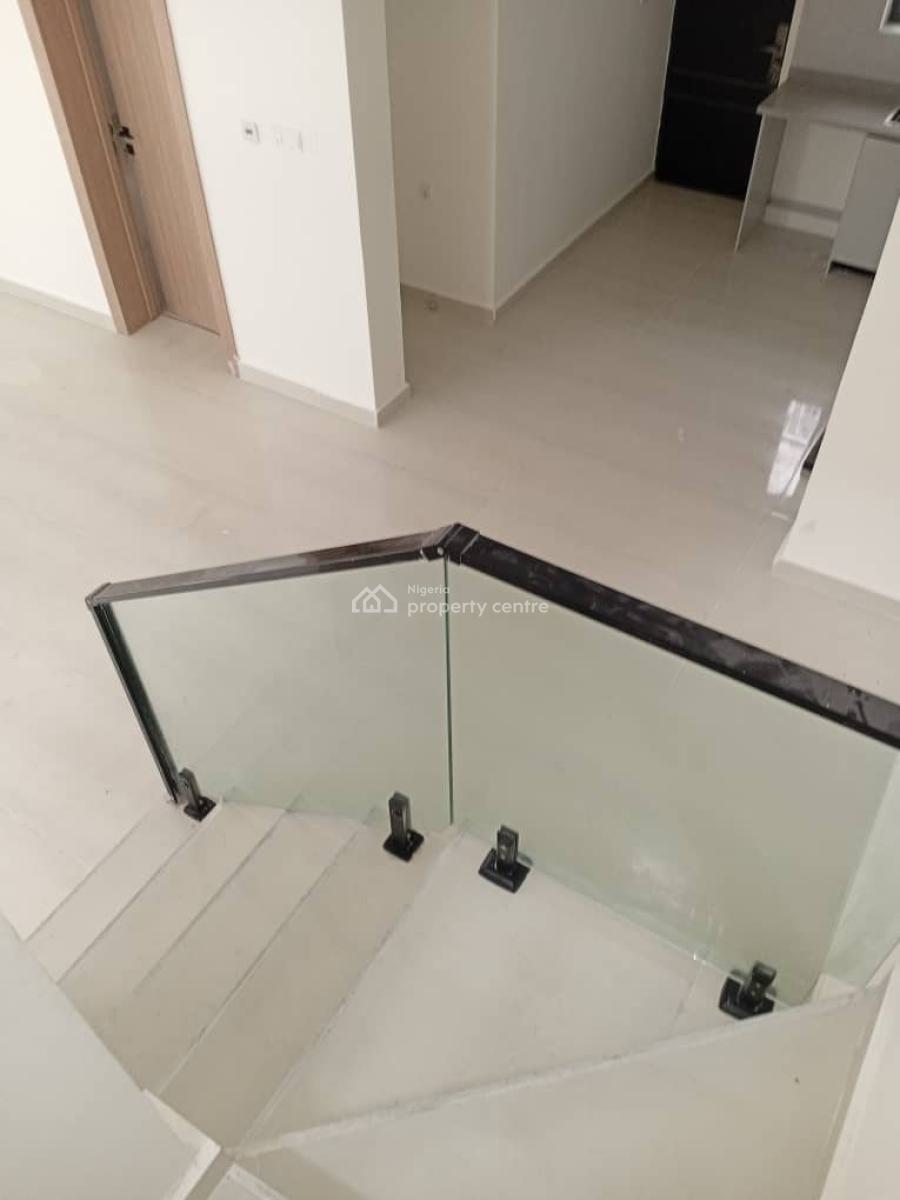 a Contemporary 4 Bedroom Terrace Duplex with Bq, New Road Before, Chevron, Lekki, Lagos, Terraced Duplex for Rent