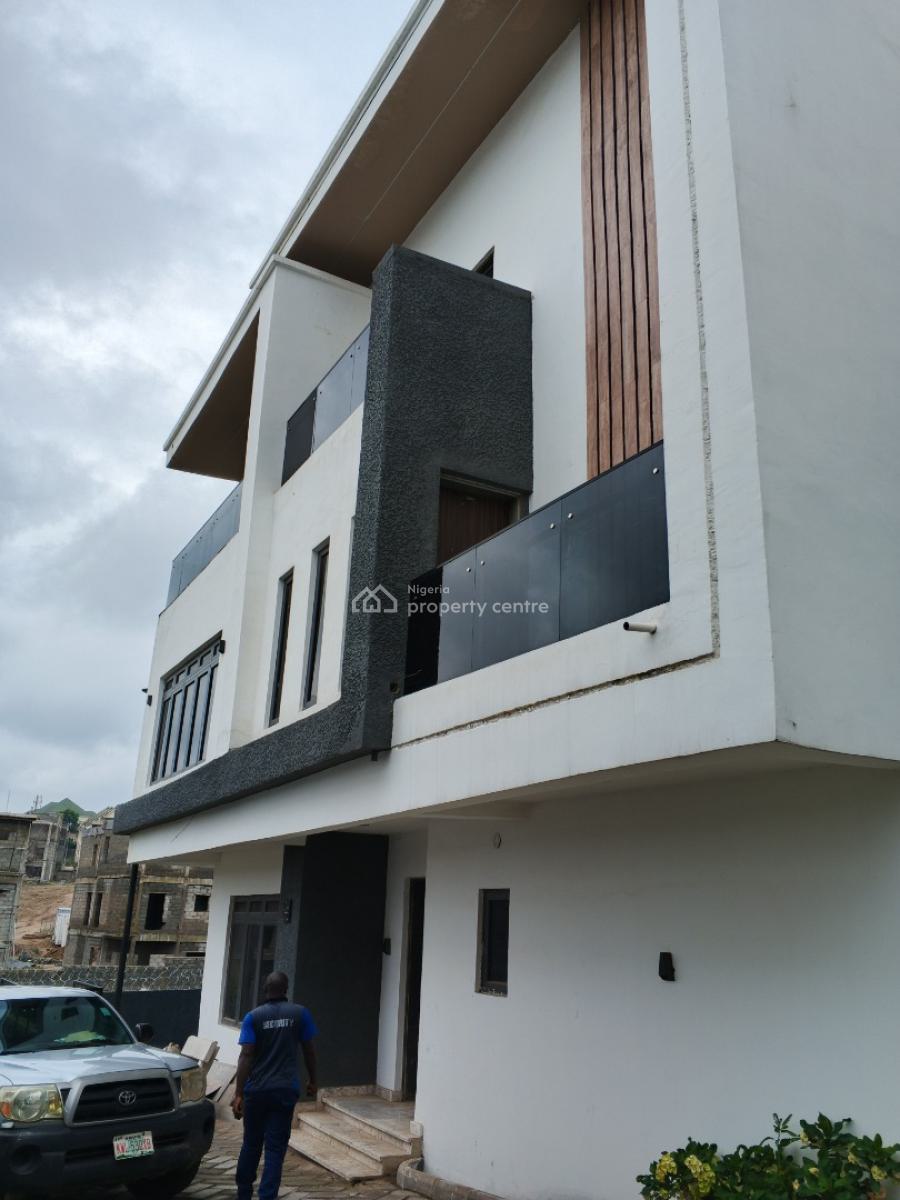 Newly Built 4 Bedroom Terrace Duplex with Bq, Guzape District, Abuja, Terraced Duplex for Sale