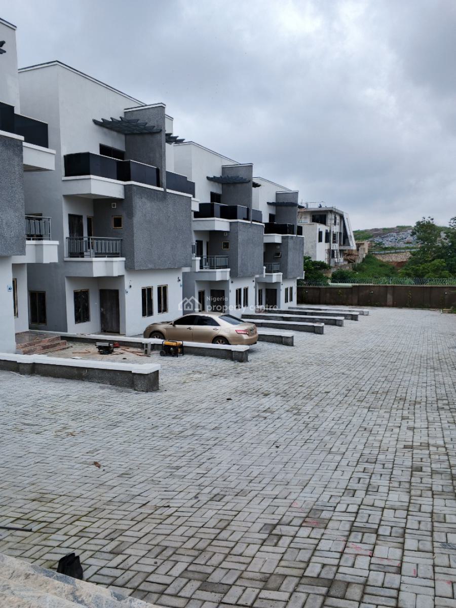 Newly Built 4 Bedroom Terrace Duplex with Bq, Guzape District, Abuja, Terraced Duplex for Sale
