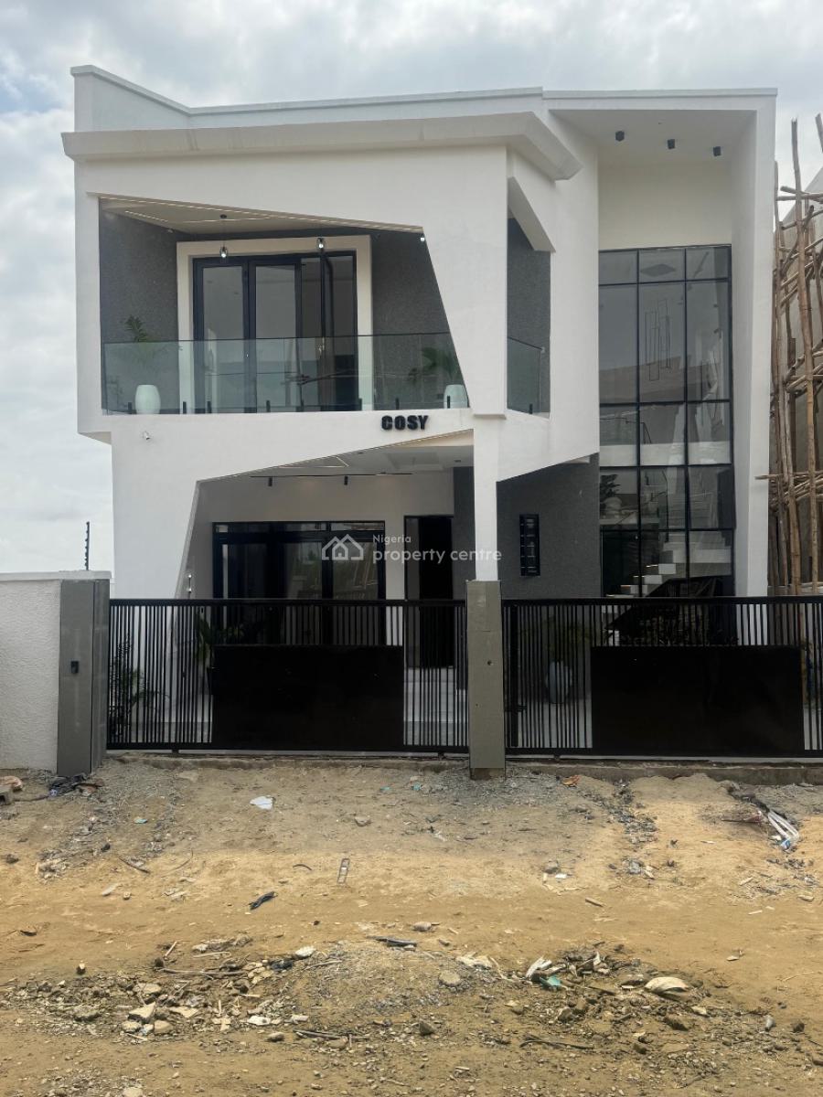 Contemporary 4 Bedroom Detached Duplex with Bq in a Secured Location, Ajah, Lagos, Detached Duplex for Sale