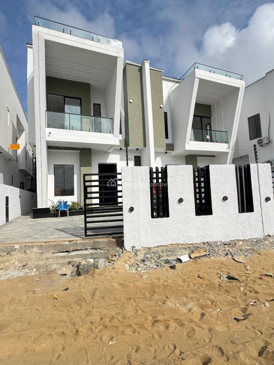 Stunning 4 Bedroom Semi-detached Duplex with a Bq & Private Compound, Ajah, Lagos, Semi-detached Duplex for Sale