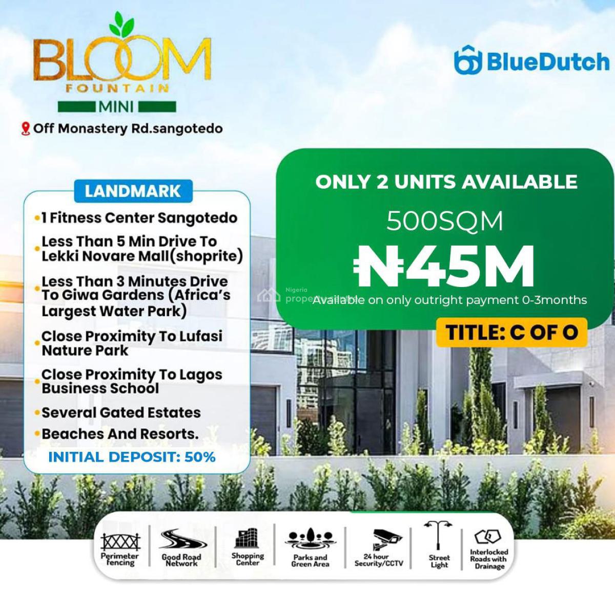 C of O and Government Allocated Land, Monastery Road, Sangotedo, Ajah, Lagos, Mixed-use Land for Sale