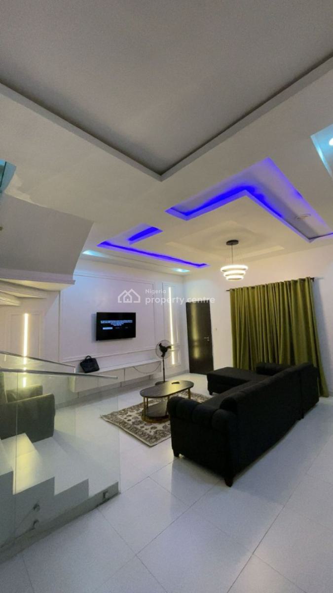 Fully Furnished and Luxurious 4 Bedroom House,, Royal Pine Estate, Orchid Road., Lekki Phase 2, Lekki, Lagos, Semi-detached Duplex for Rent