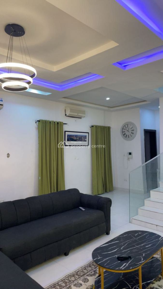 Fully Furnished and Luxurious 4 Bedroom House,, Royal Pine Estate, Orchid Road., Lekki Phase 2, Lekki, Lagos, Semi-detached Duplex for Rent