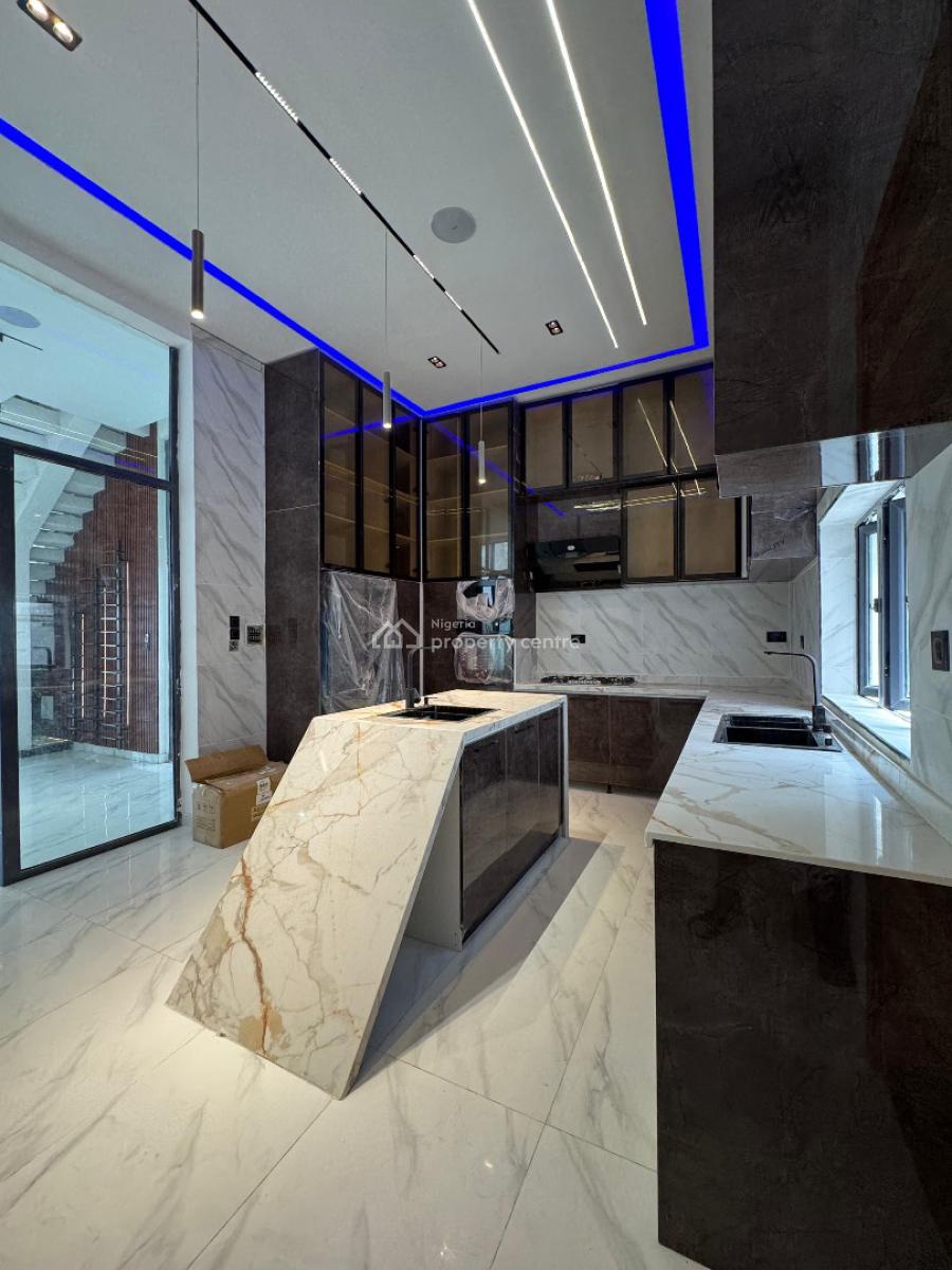 Contemporary 5 Bedroom Detached Duplex  with a Pool & Elite Features, Chevron, Lekki, Lagos, Detached Duplex for Sale