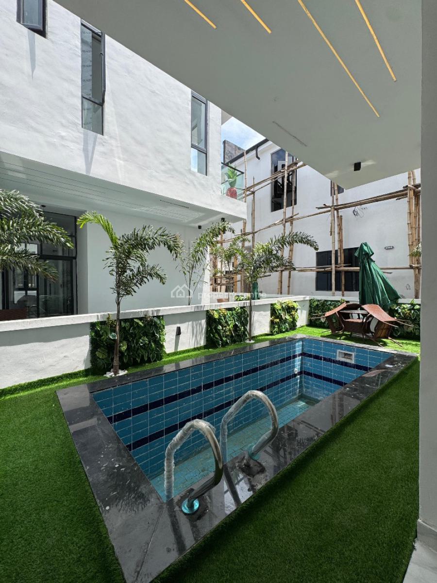 Contemporary 5 Bedroom Detached Duplex  with a Pool & Elite Features, Chevron, Lekki, Lagos, Detached Duplex for Sale