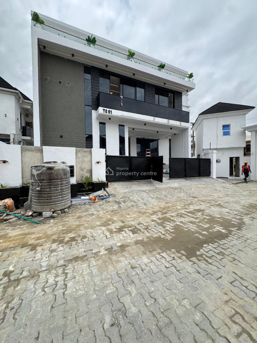 Stunning 5  Bedroom Detached Duplex with a Bq & Private Compound, Ajah, Lagos, Detached Duplex for Sale