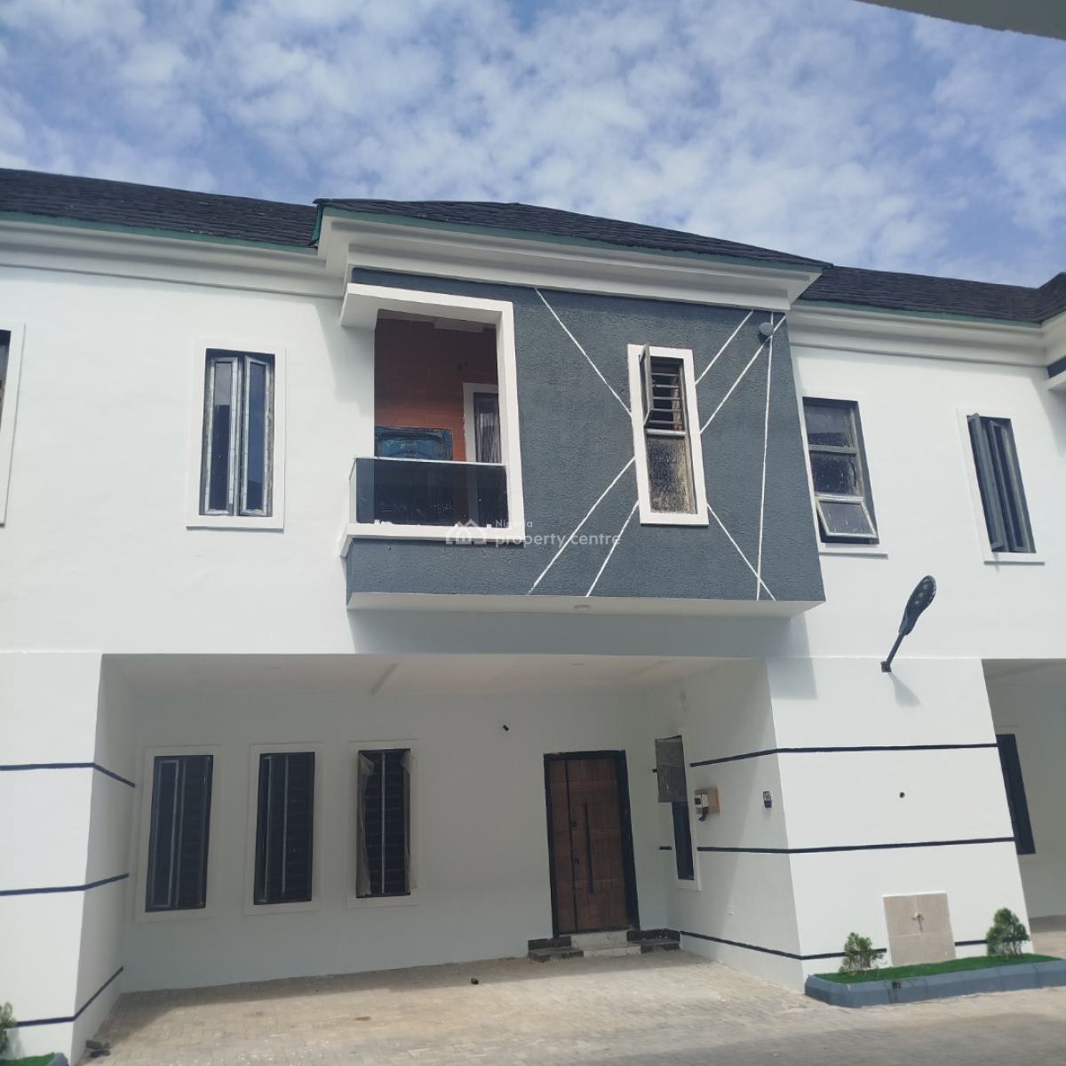 Brand New 4 Bedroom Terrace Duplex, Mobil Road, Lekki Expressway, Lekki, Lagos, Terraced Duplex for Sale