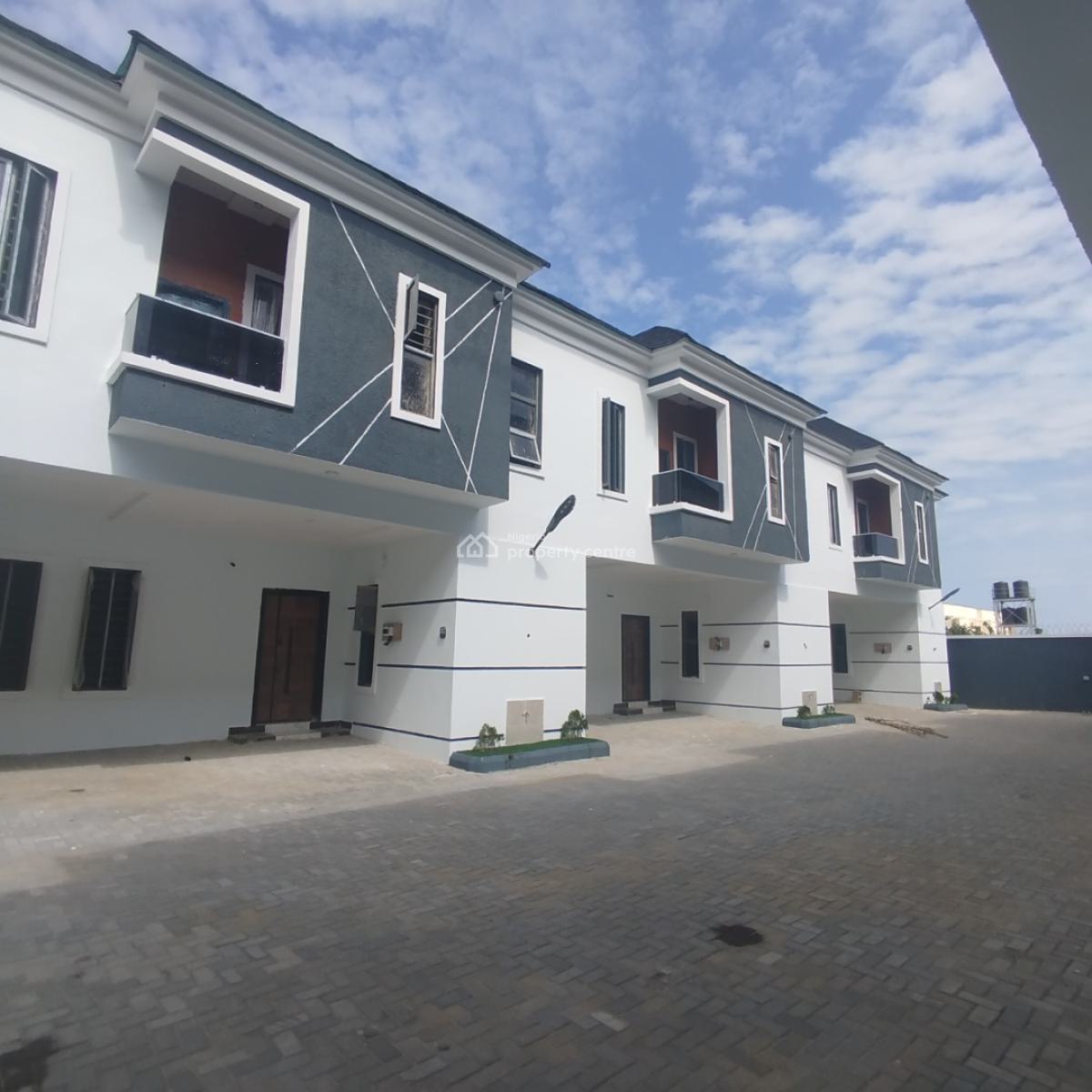 Brand New 4 Bedroom Terrace Duplex, Mobil Road, Lekki Expressway, Lekki, Lagos, Terraced Duplex for Sale
