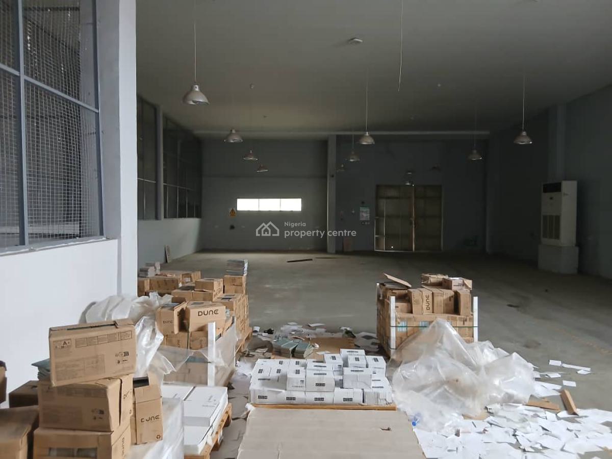 1, 300 Sqmt Open Office Space with Warehouse, Off Oba Akran, Ikeja, Lagos, Office Space for Rent