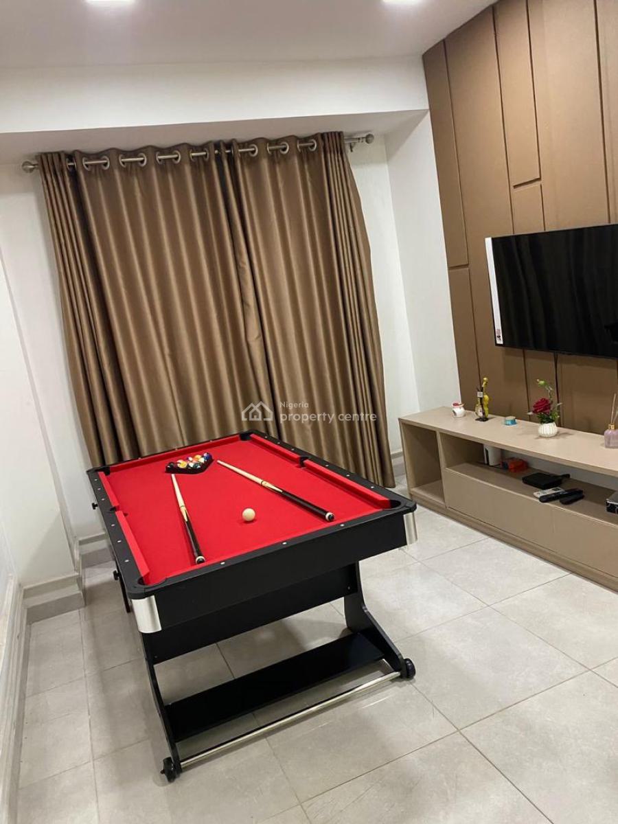 Luxury 3 Bedroom Terrace Duplex with Snooker Board, Ikate, Lekki, Lagos, Terraced Duplex Short Let