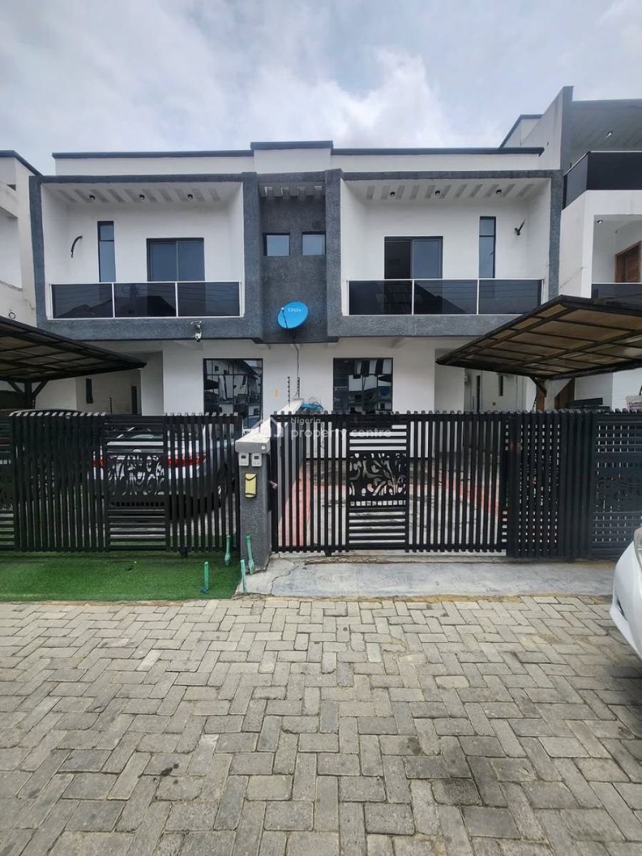 Newly Built Four Bedroom Semi Detached House, Chevron Lekki, Lekki Phase 2, Lekki, Lagos, Semi-detached Duplex for Rent