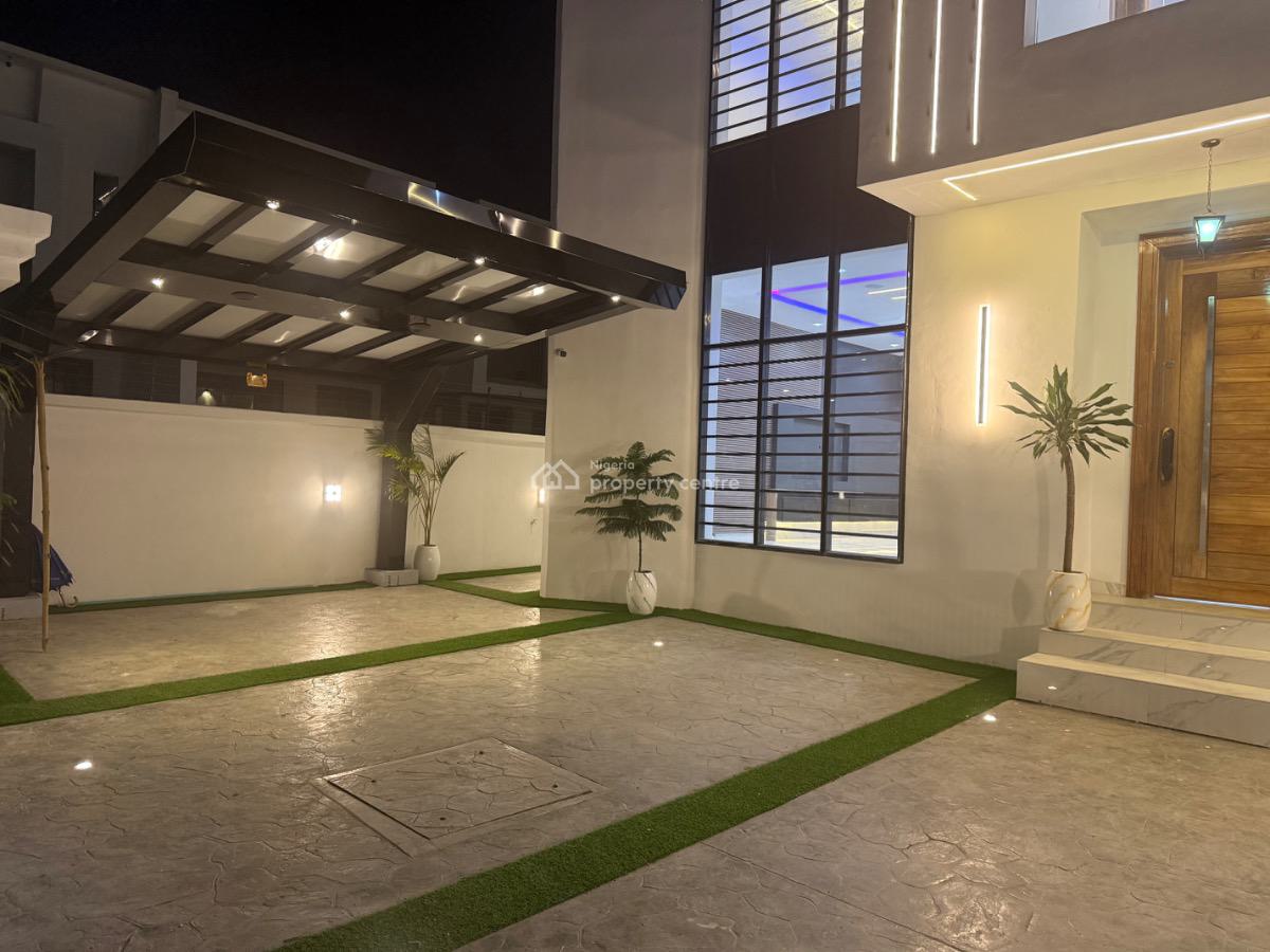 Contemporary 5 Bedroom Smart Home with a Maid Rooms, Gym, Cinema, Stud, Lekki, Lagos, Detached Duplex for Sale