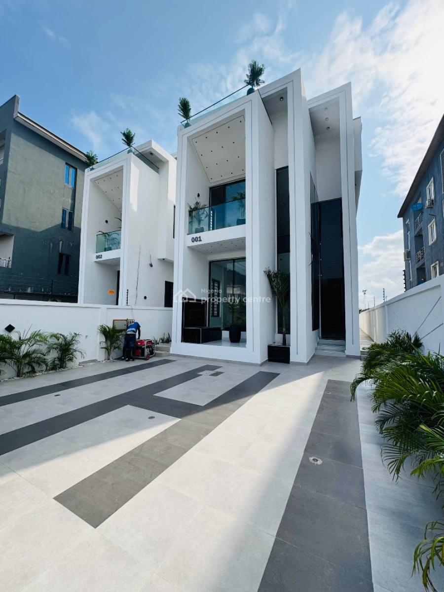 Contemporary 5 Bedroom Fully Detached Duplex, Chevron Toll Gate (secured and Serene Estate), Lekki, Lagos, Detached Duplex for Sale