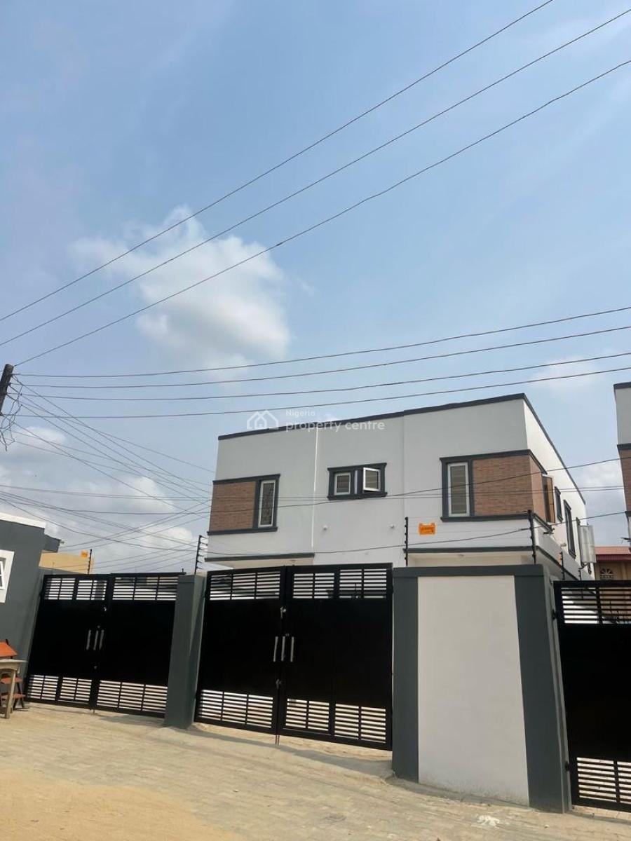 Newly Built 3 Bedroom Semi Detached Home with a Room Bq in a Secured E, Olowora, Magodo, Lagos, House for Sale