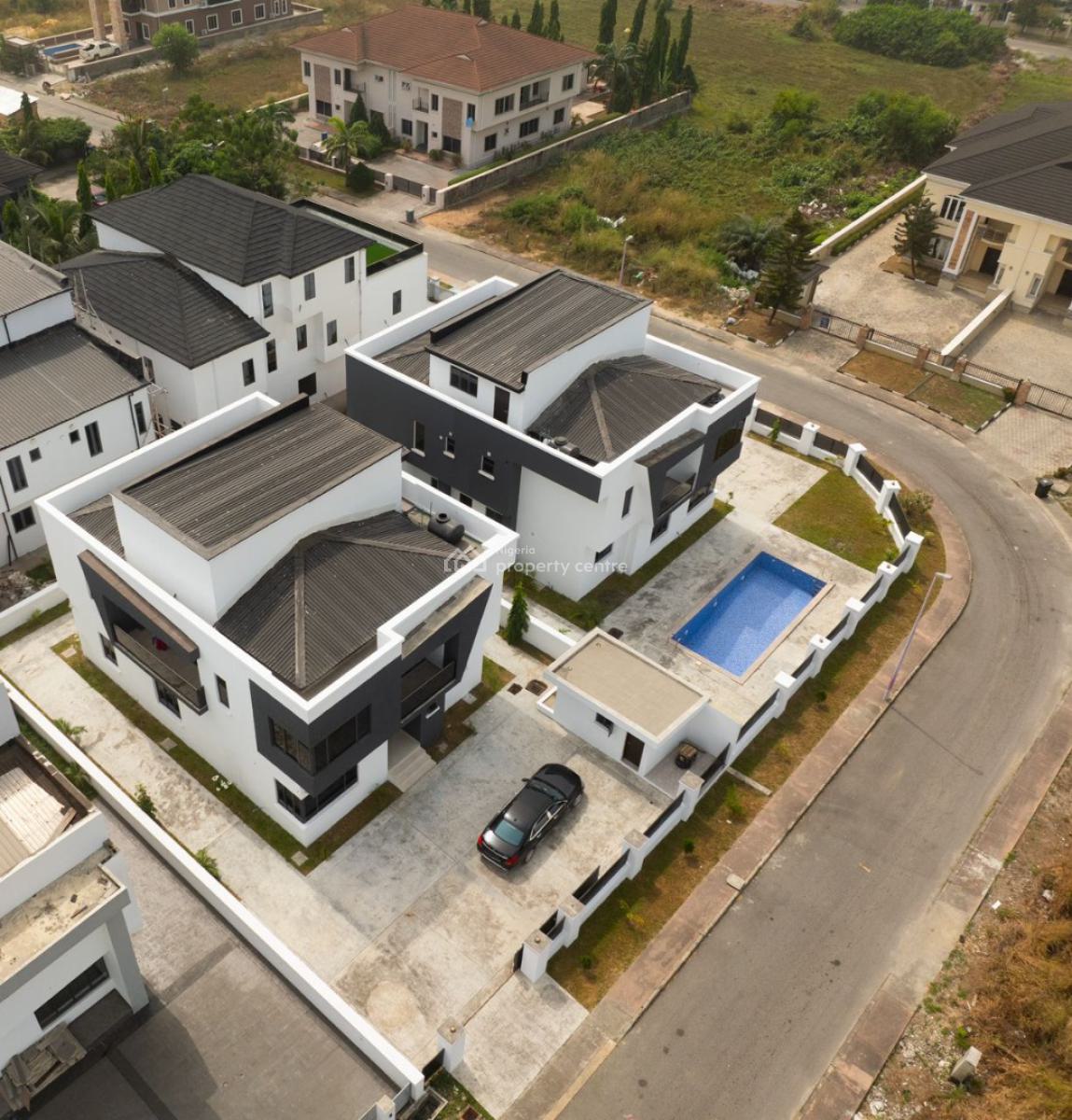 Fully Smart 4 Bedroom Detached Duplex + 2 Rooms Bq + Swimming Pool, Royal Garden Estate Ajah, Ajah, Lagos, Detached Duplex for Sale