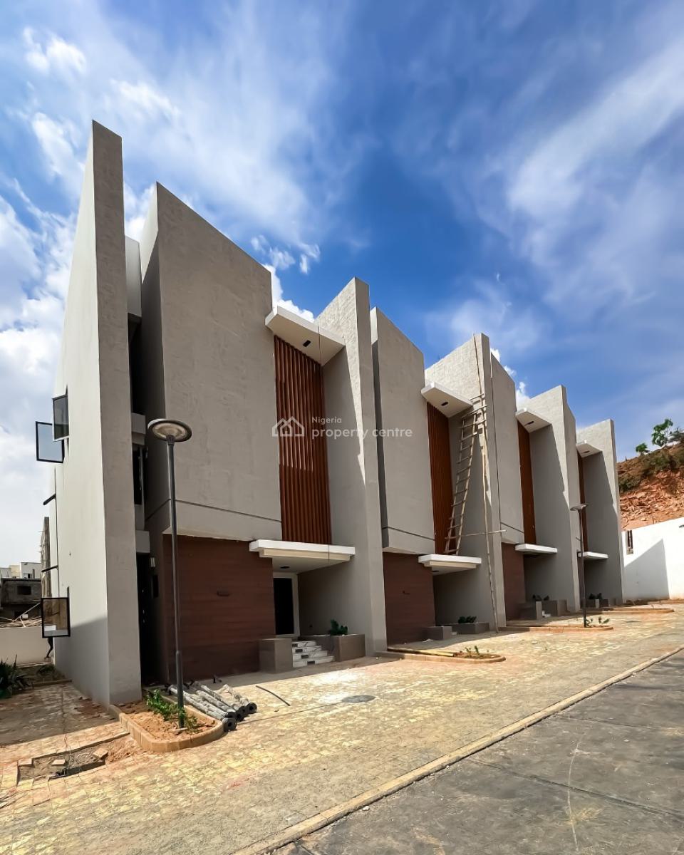 Premium 4 Bedroom Terrace Duplex with Bq, Guzape District, Abuja, Terraced Duplex for Sale