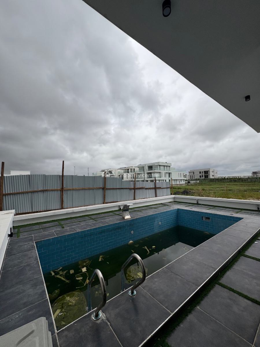 5-bedroom Triplex with Bq, Pool, Cinema & Terrace in Cowrie Creek Esta, Cowrie Creek Estate, Ikate, Lekki, Lagos, Semi-detached Duplex for Sale