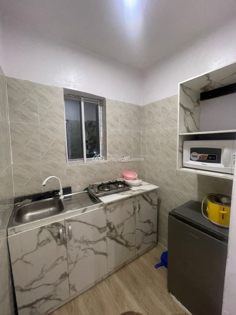 a Fully Furnished and Spacious Studio Apartment, Upstairs with Pop, Off Morocco Road, Shomolu, Lagos, Self Contain (single Rooms) for Rent