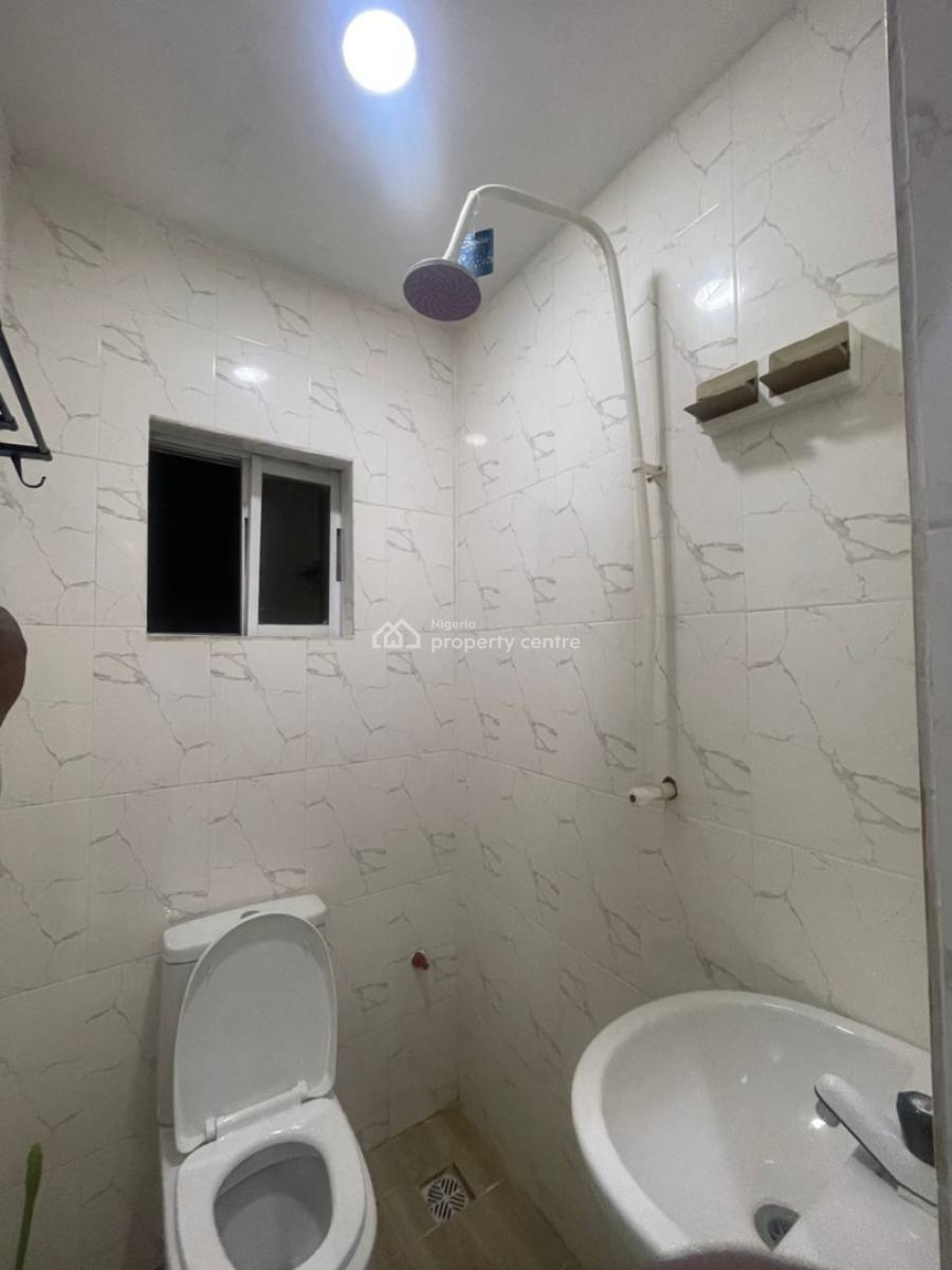 a Fully Furnished and Spacious Studio Apartment, Upstairs with Pop, Off Morocco Road, Shomolu, Lagos, Self Contain (single Rooms) for Rent