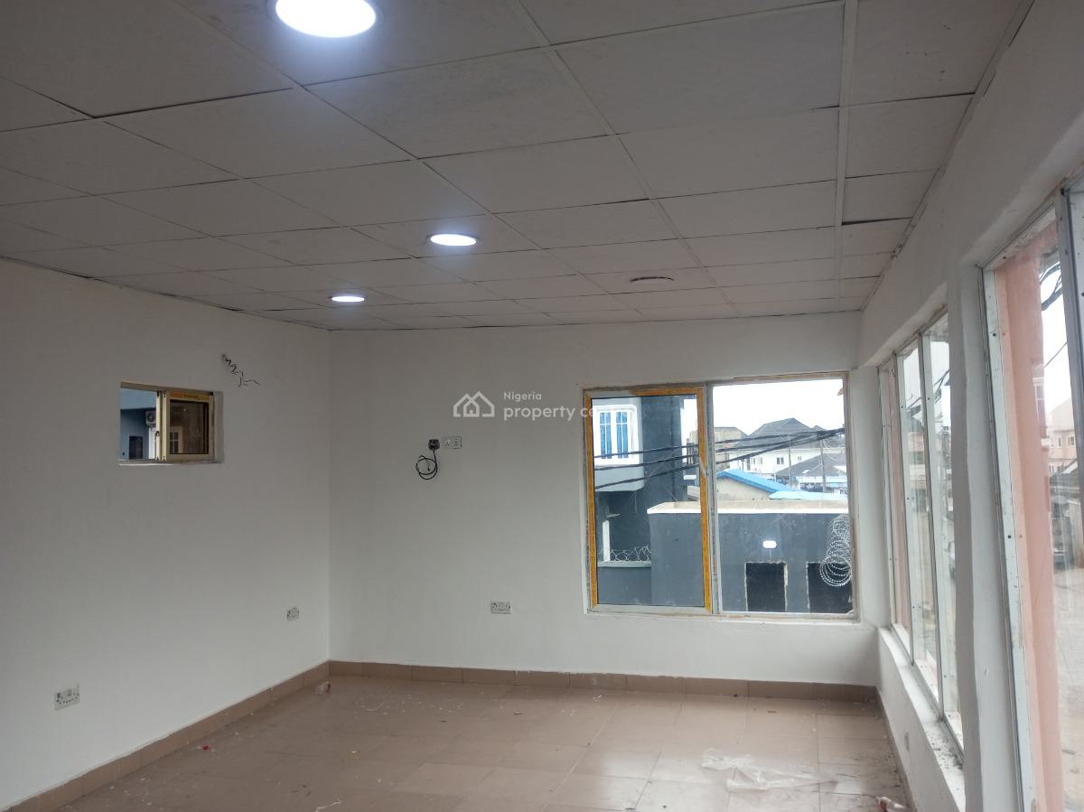 Big Shop Upstairs with Glass Inside an Estate, Badore, Ajah, Lagos, Shop for Rent