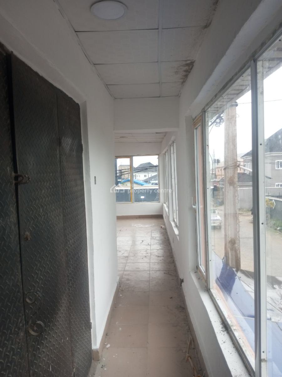 Big Shop Upstairs with Glass Inside an Estate, Badore, Ajah, Lagos, Shop for Rent