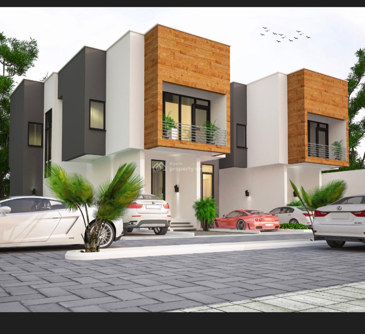 Luxury Units of 4 Bedrooms Terraces, Royal Pine Estate, Orchard Road, Lekki, Lagos, Terraced Duplex for Sale
