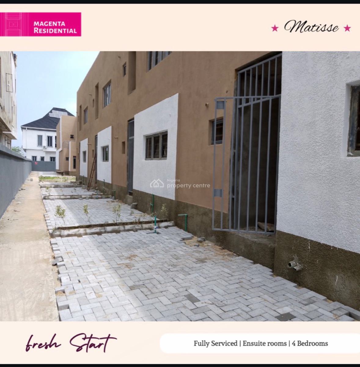 Luxury Units of 4 Bedrooms Terraces, Royal Pine Estate, Orchard Road, Lekki, Lagos, Terraced Duplex for Sale