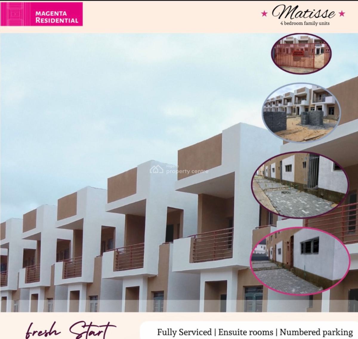 Luxury Units of 4 Bedrooms Terraces, Royal Pine Estate, Orchard Road, Lekki, Lagos, Terraced Duplex for Sale