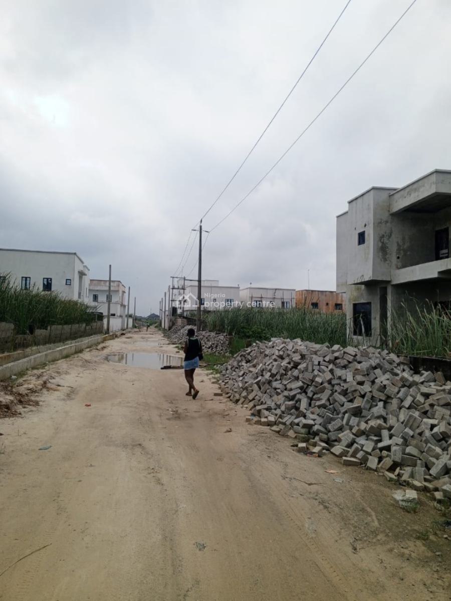 Carcass 4 Bedroom Uncomplicated Building in Ajah Sangotedo, Happy Home Estate, Ajah, Lagos, Detached Duplex for Sale