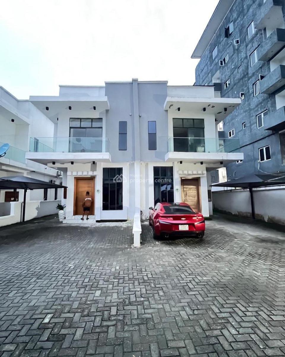 Lovely 4 Bedroom Semi Detached Duplex with Bq, Osapa London, Osapa, Lekki, Lagos, Semi-detached Duplex for Sale