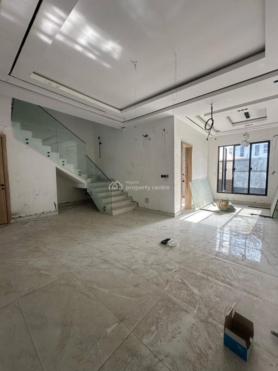 Fully Service & Newly Built 4bedroom Terrace Duplex with Bq Fitted Ki, Lekki Phase 1, Lekki, Lagos, Terraced Duplex for Sale